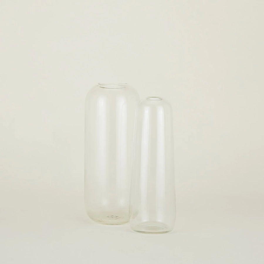Clear Aurora Pill Vase