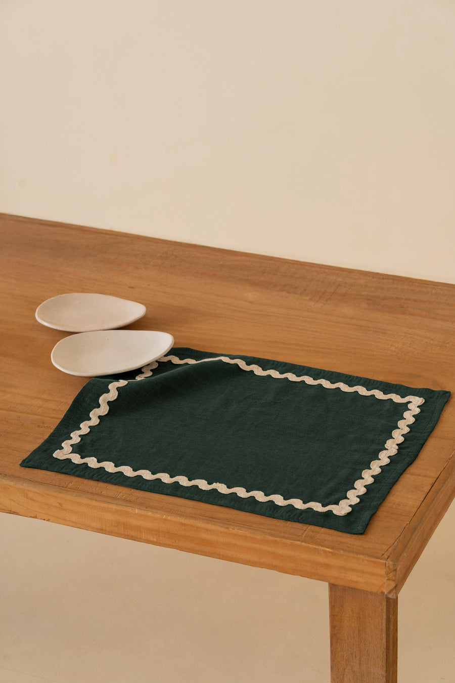 Green Linen Placemat