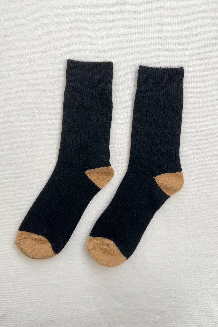 Classic Cashmere Socks: Black