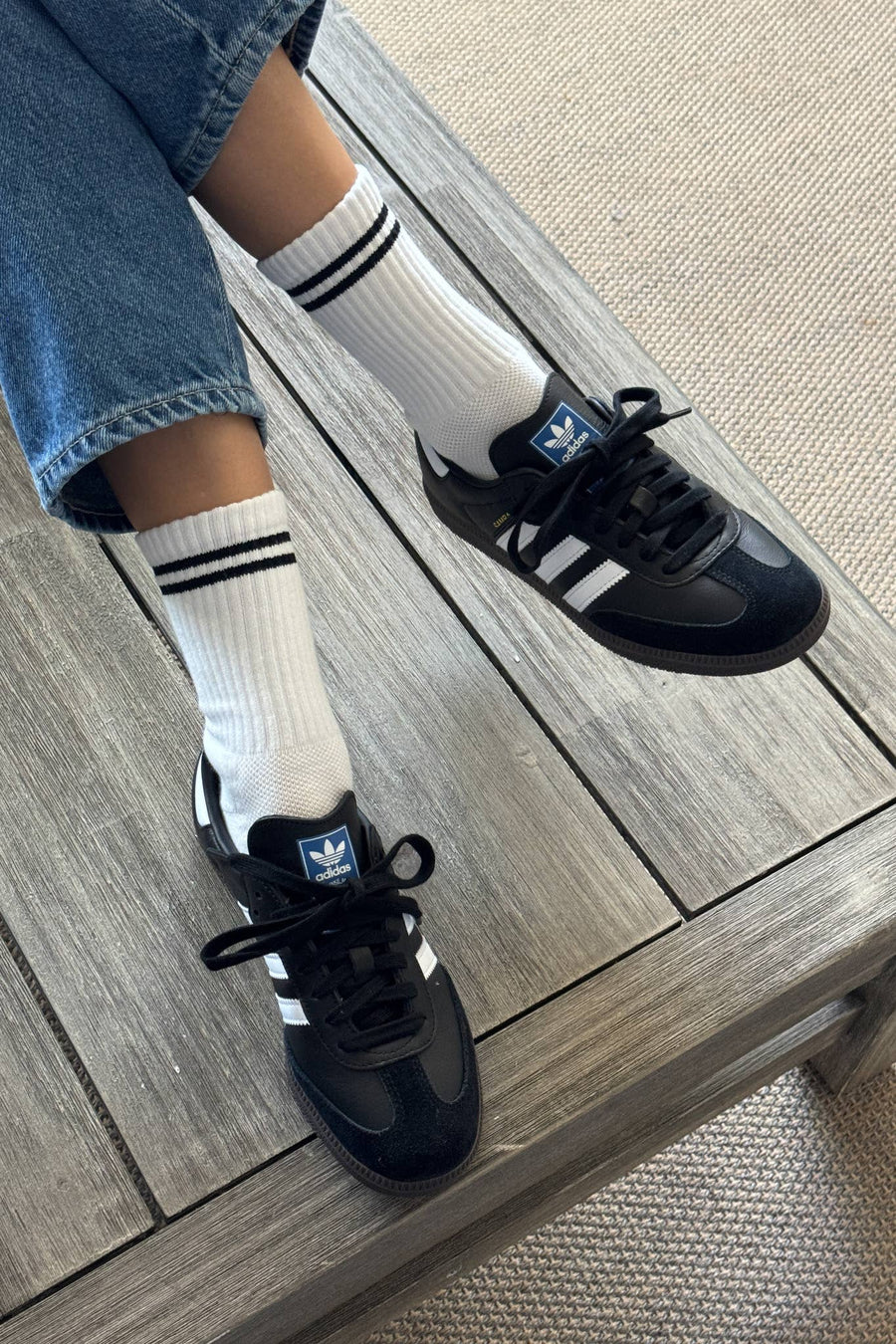 Boyfriend Socks: Classic White