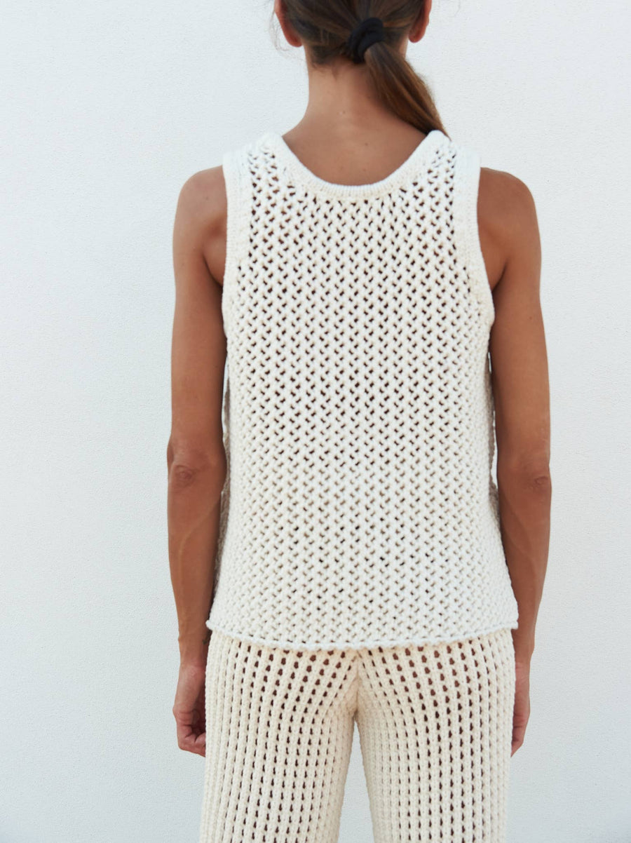 Mona Organic Cotton Knit Tank