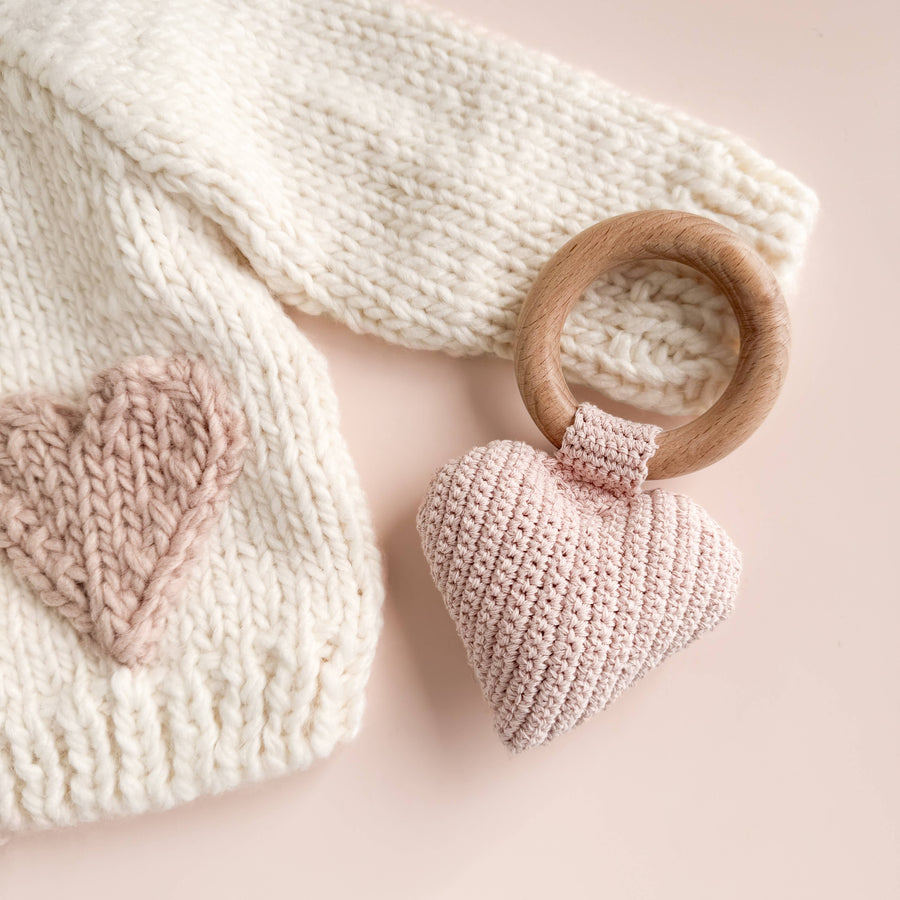 Heart Crochet Rattle