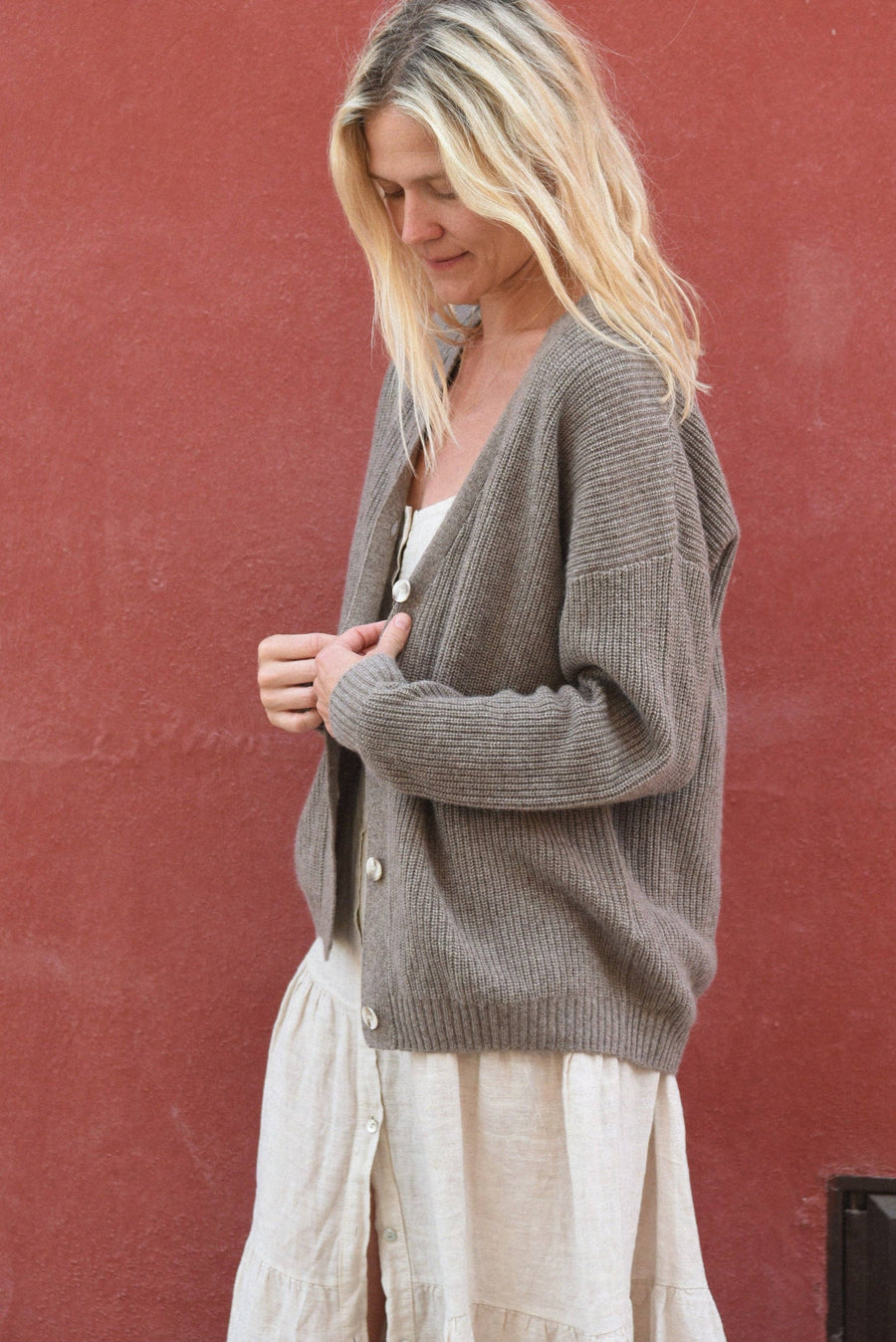 The Cashmere Muma Cardigan // Cafe