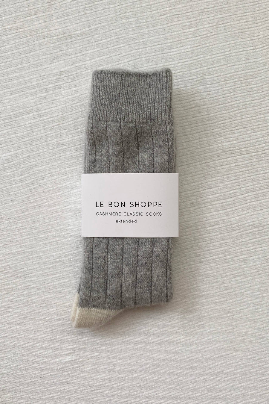 Extended Cashmere Classic Socks: Fawn