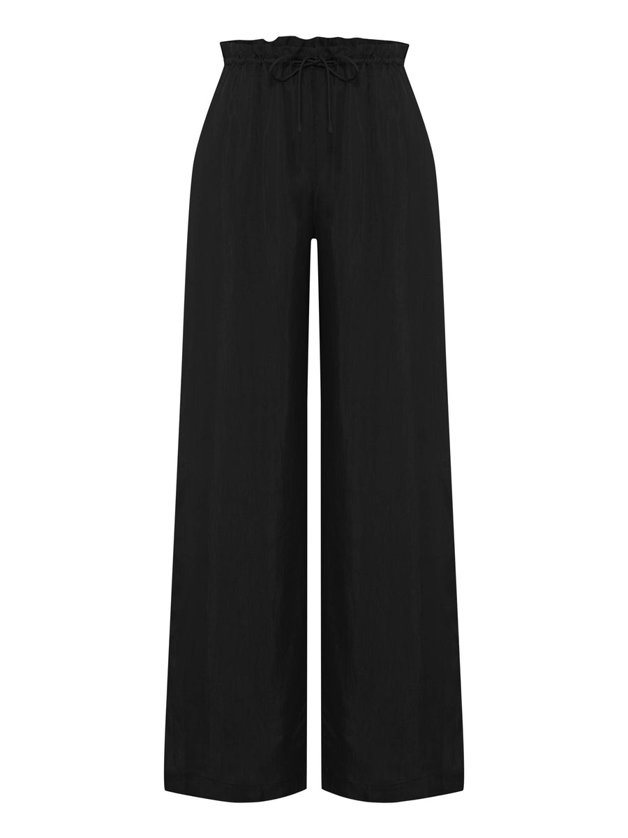 Lucid Flow Tie Pants - Black