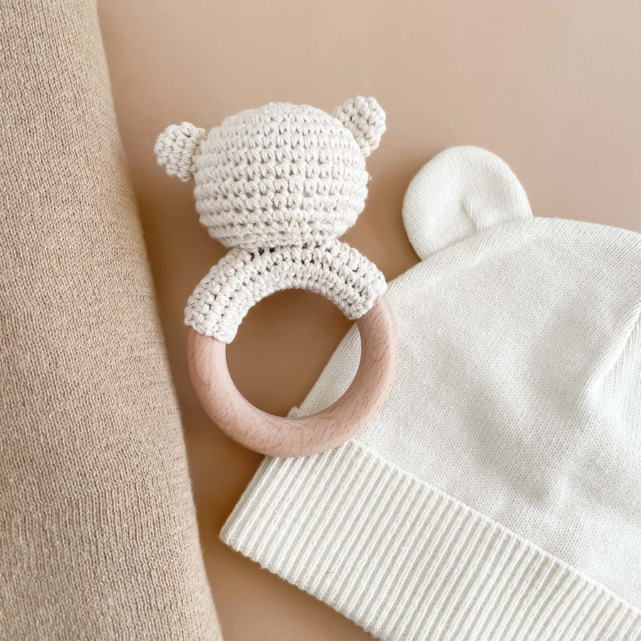 Cotton Bear Rattle