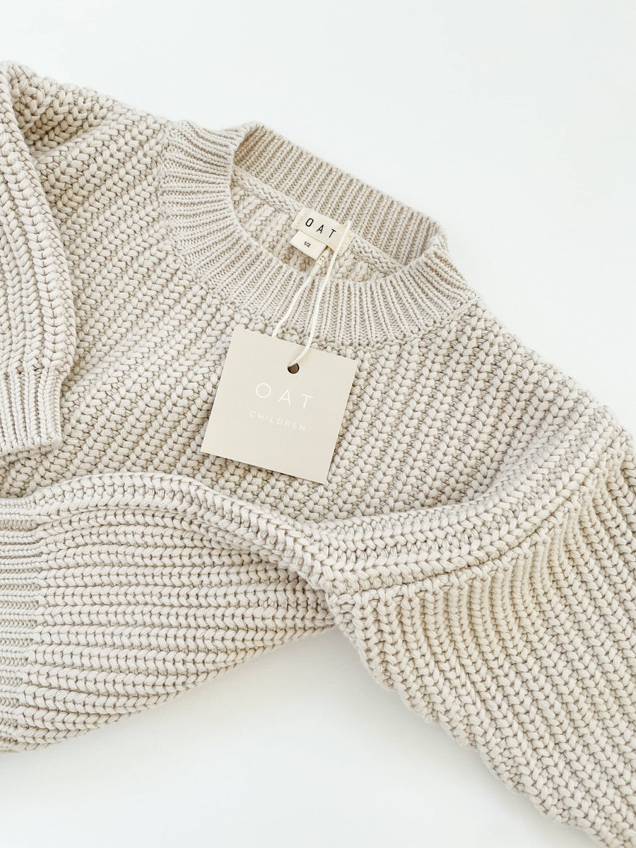 ‘Stone’ Chunky Knit Sweater: 2/3