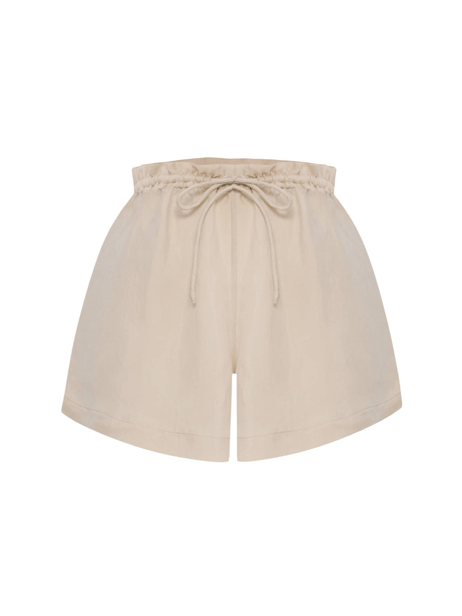 Lucid Flow Tie Shorts - Sand