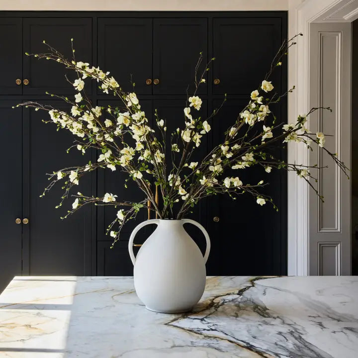 Artificial Flowers | Cream Artificial Blossom Branch