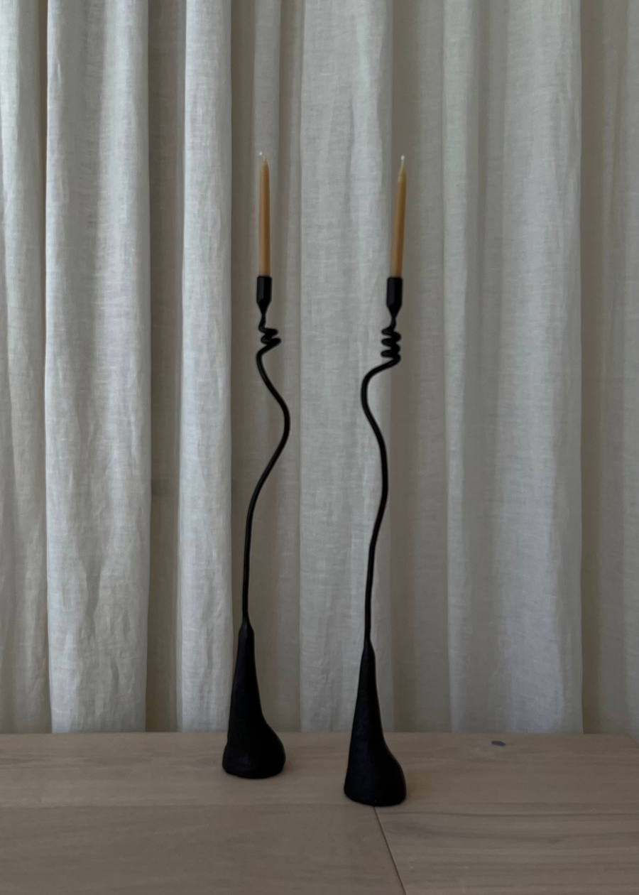 Hand Forged Candle Sticks