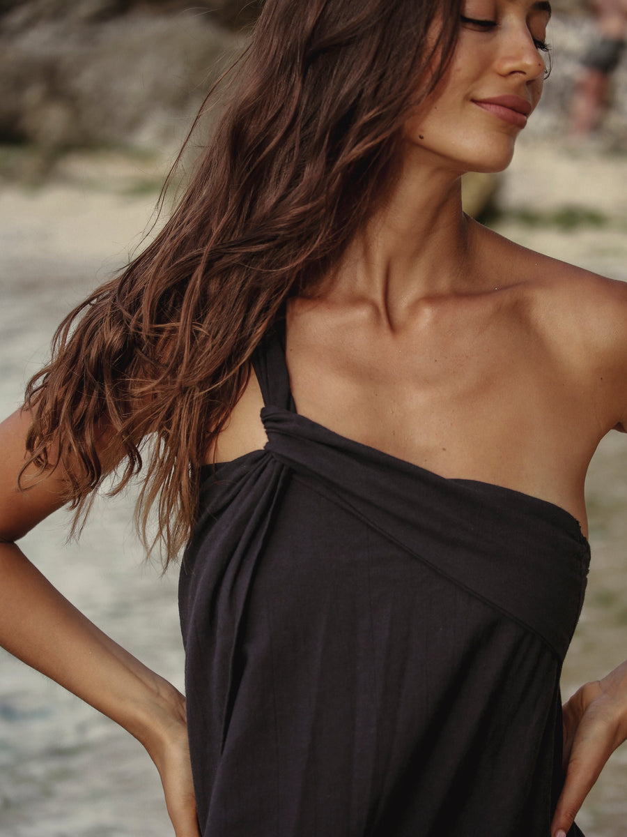 Pia Maxi Dress | Black