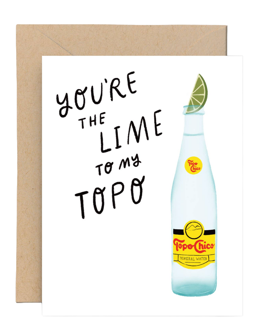 Lime to My Topo Card