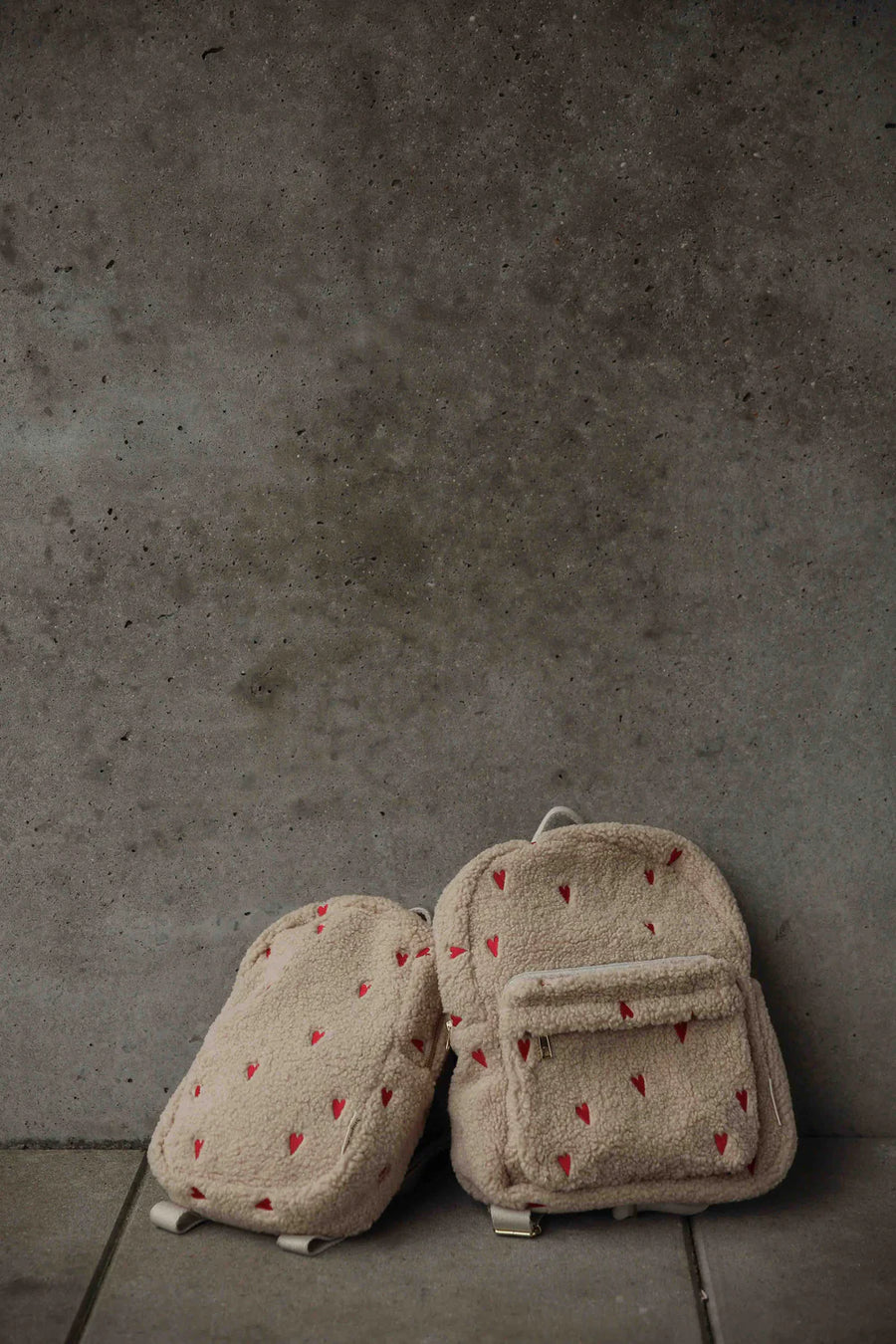 Teddy Hearts Midi Backpack