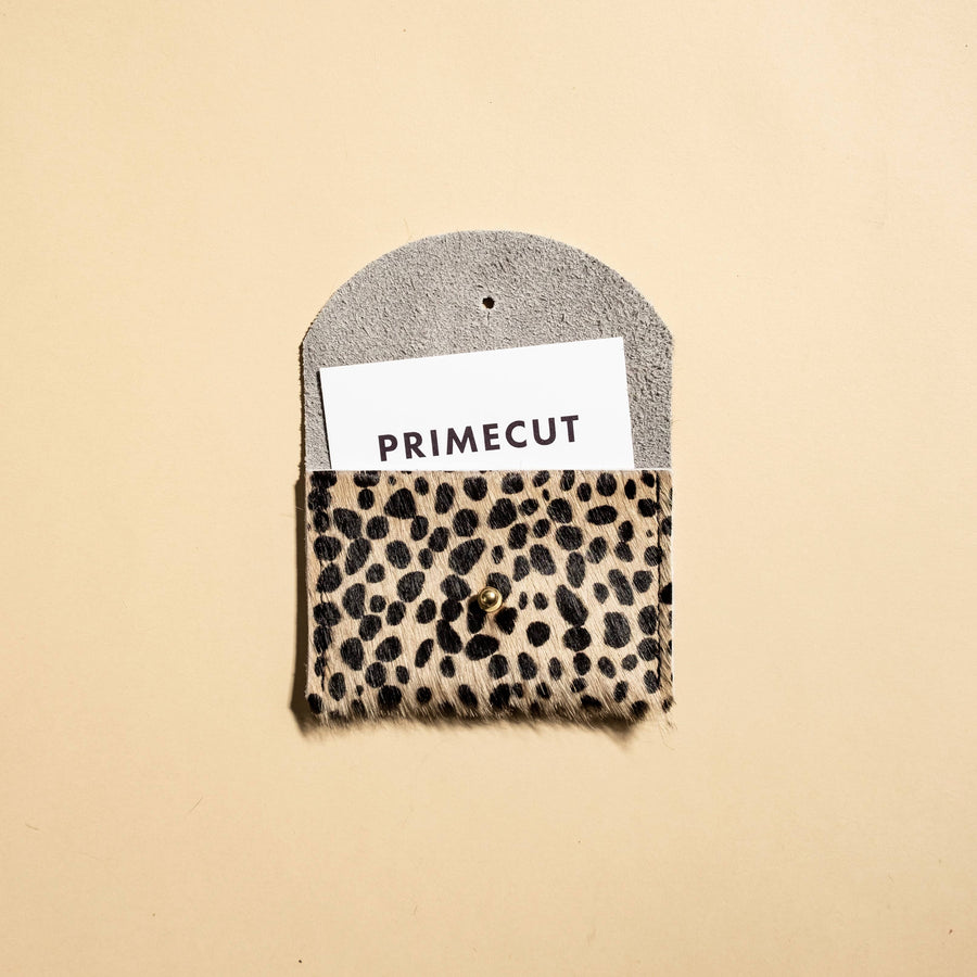 Cardholder - Tiny Spotted Hair on Hide