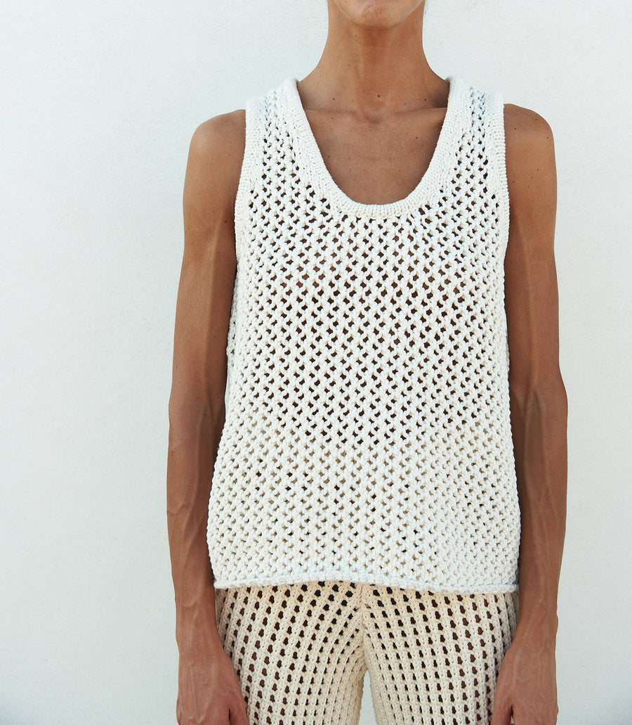 Mona Organic Cotton Knit Tank