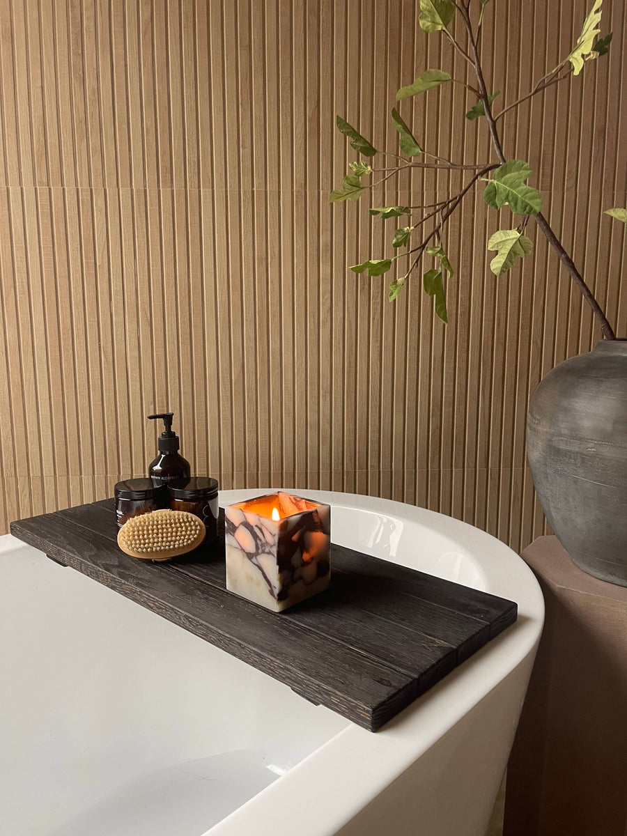 Calacatta Viola Marble Candle