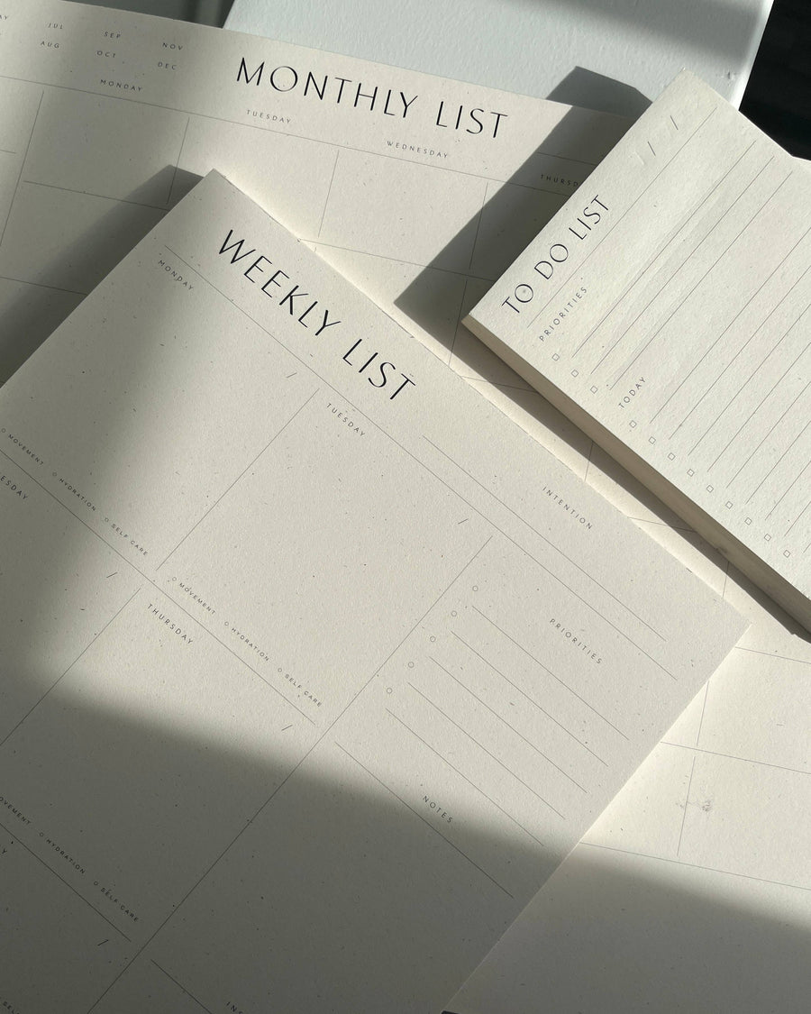 To Do List Pad