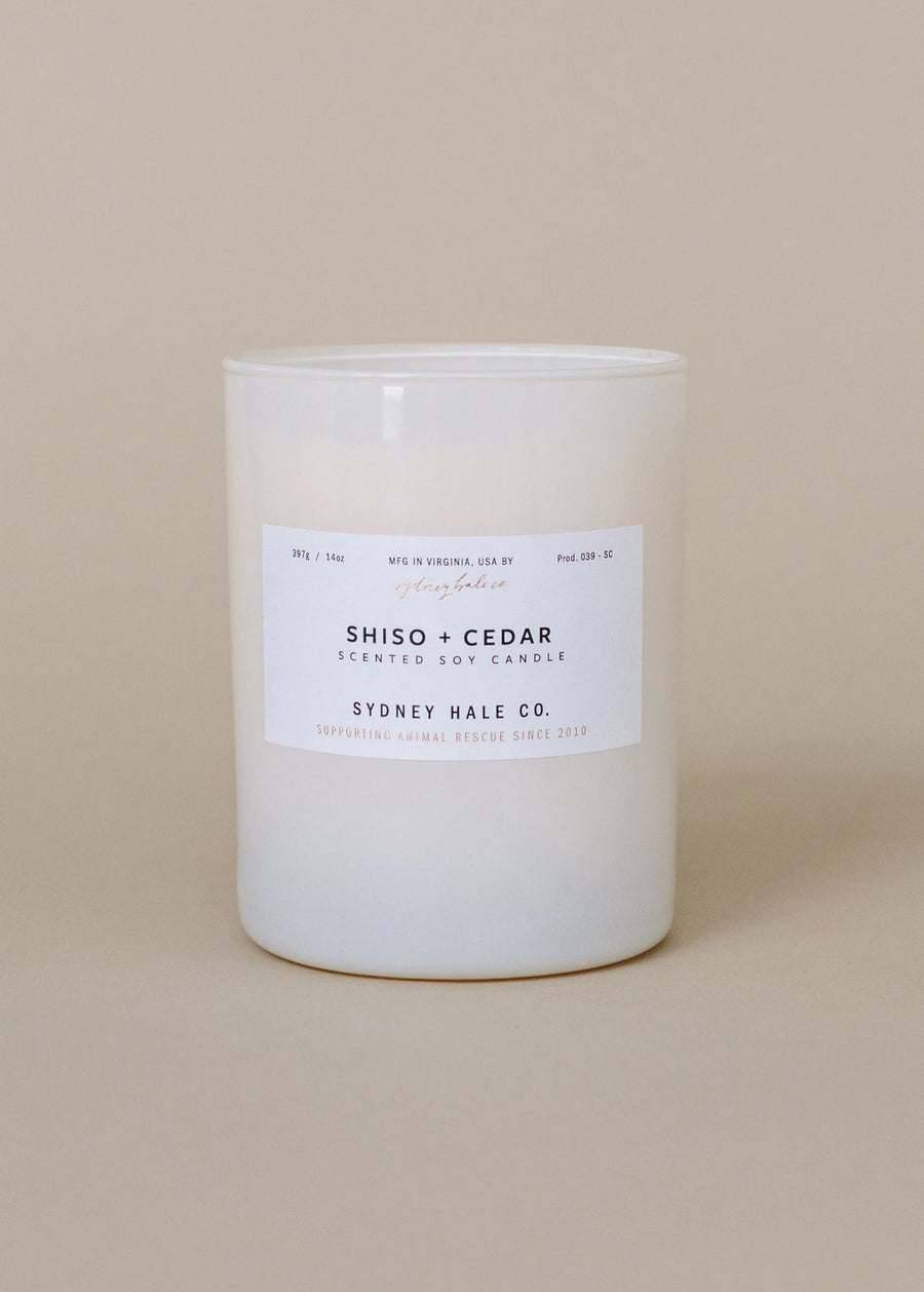 Shiso + Cedar Candle
