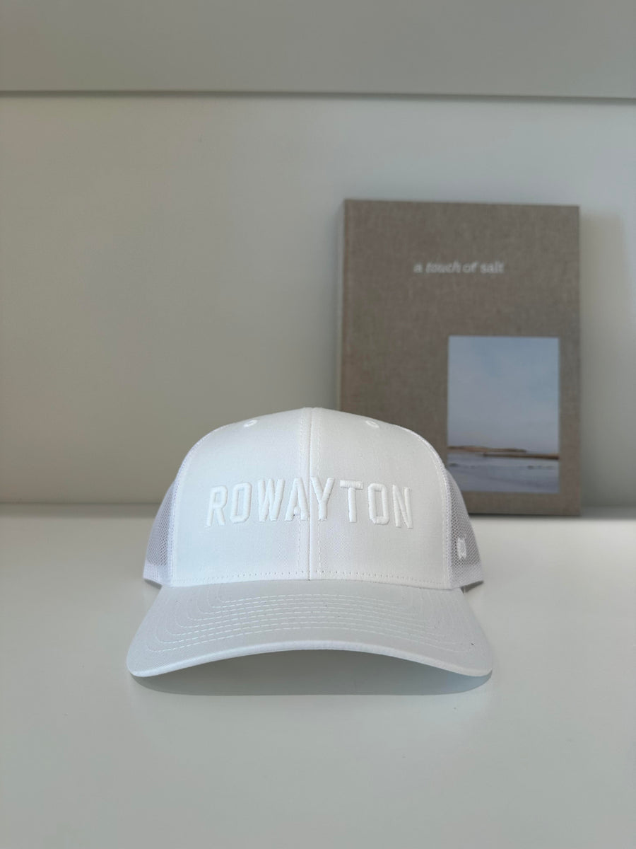 White Rowayton Trucker Hat