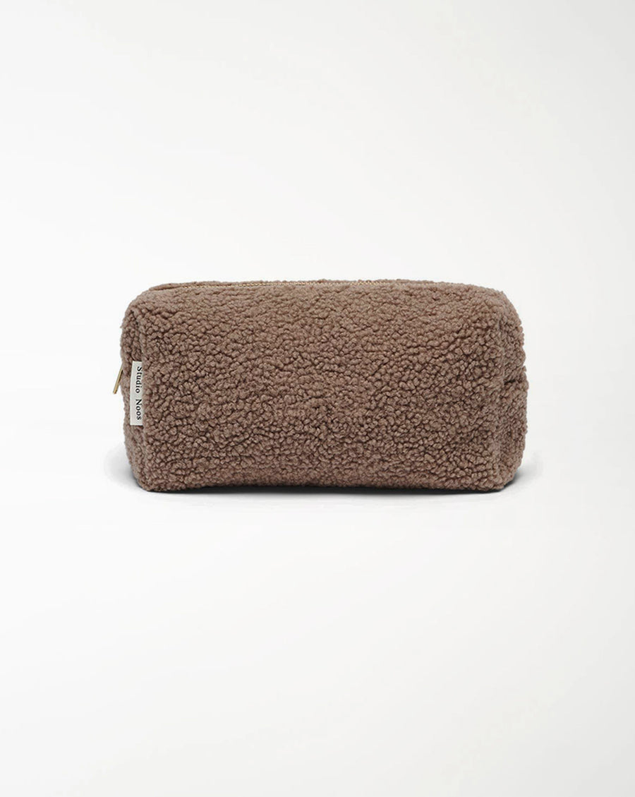 Brown Teddy Pouch